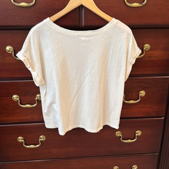 Casual Cream Women's Top - Picture 2 of 5